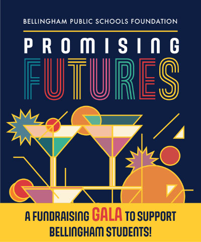 designed graphic for the promising futures gala event