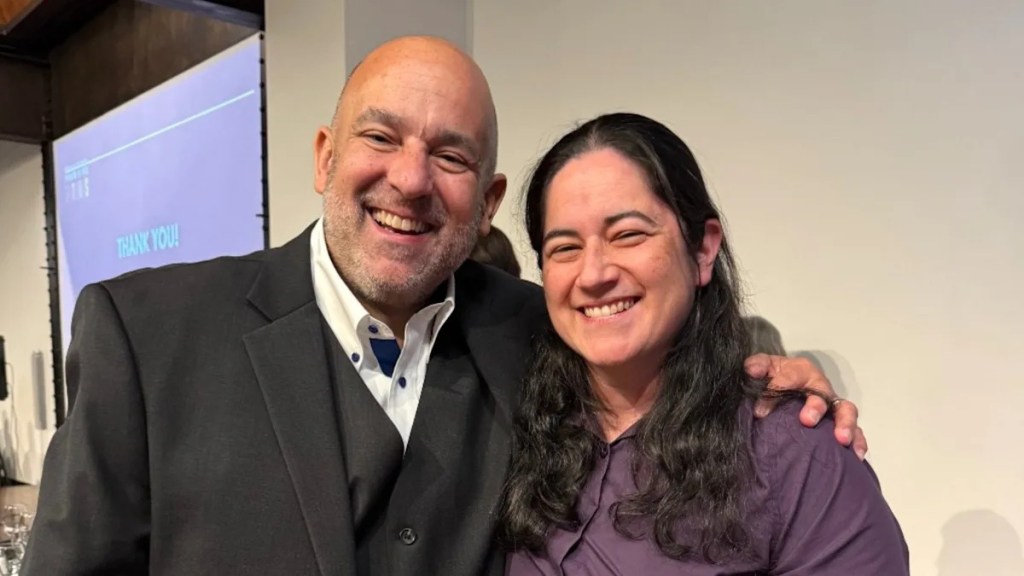 Kay Reilly and Dr. Baker at the Bellingham Schools Foundation Gala
